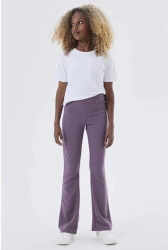 Name It Jerseybroek NKFFRIKKALI voor meisjes met uitlopende pijpen en viscose - Foto 2