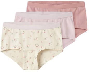 NAME IT KIDS hipster ecru lichtroze roze (set van 3) Slip Meisjes Stretchkatoen - Foto 8