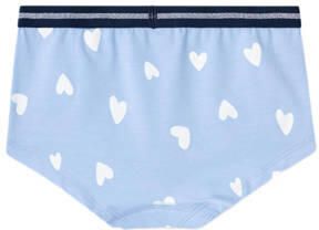 Name it KIDS hipster NKFHIPSTER- set van 2 lichtblauw lichtroze wit Slip Meisjes Stretchkatoen 122 128 - Foto 3