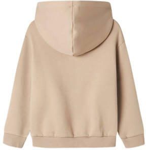 Name it KIDS hoodie met tekst beige Sweater Tekst 134 140 - Foto 4