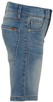 Name it KIDS jeans short Theo met biologisch katoen light denim short Blauw 170 - Foto 7