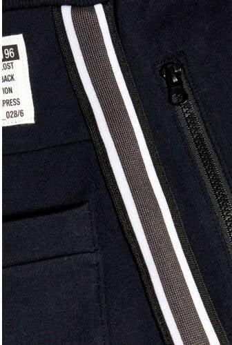 Name it KIDS joggingbroek NKMHONK met zijstreep zwart Jongens Stretchkatoen 110 - Foto 2