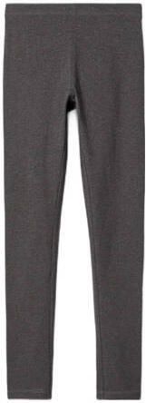 Name it KIDS legging NKFVIVIAN donkergrijs melange Meisjes Stretchkatoen 116 - Foto 4
