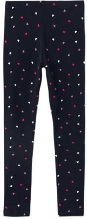Name it KIDS legging NKFVIVIAN met all over print paars donkerblauw (set van 2) Meisjes Stretchkatoen 134 140 - Foto 5