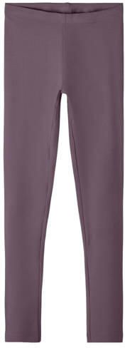 NAME IT KIDS legging NKFVIVIAN paars Meisjes Stretchkatoen Effen - Foto 4