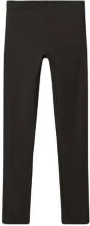 Name it KIDS legging NKFVIVIAN set van 2 donkergrijs melange zwart Meisjes Stretchkatoen 110 116 - Foto 2