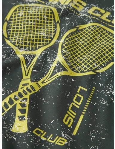 NAME IT KIDS longsleeve antraciet Grijs Jongens Stretchkatoen Ronde hals