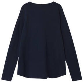 Name it KIDS longsleeve NKFVIOLINE donkerblauw Meisjes Katoen Ronde hals 122 128 - Foto 2