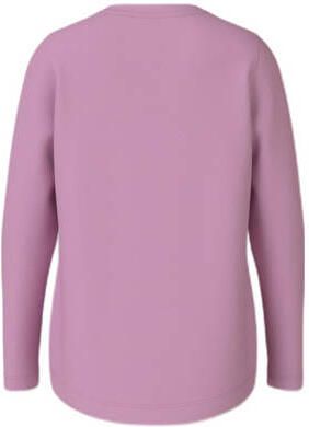 Name it KIDS longsleeve NKFVIX met printopdruk Roze Meisjes Stretchkatoen Ronde hals 122 128