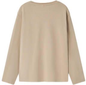 Name it KIDS longsleeve NKMVOBBO beige Jongens Katoen Ronde hals Effen 134 140 - Foto 2