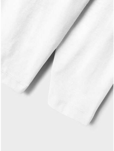 Name it KIDS longsleeve NKMVOBBO wit Jongens Katoen Ronde hals Effen 134 140