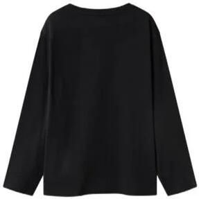 Name it KIDS longsleeve NKMVOBBO zwart Jongens Katoen Ronde hals Effen 134 140 - Foto 2