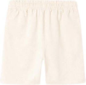 Name it KIDS loose fit sweatshort NKMHUMMI met printopdruk ecru Korte broek 116 - Foto 3
