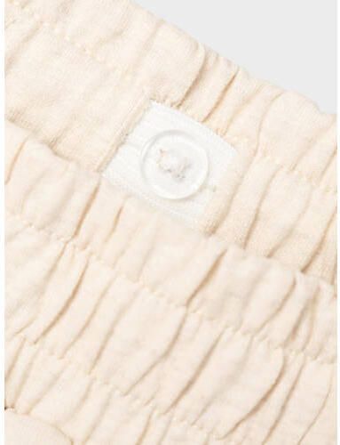 Name it KIDS loose fit sweatshort NKMHUMMI met printopdruk ecru Korte broek 116 - Foto 2