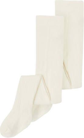 Name it KIDS maillot NKNPANTYHOSE set van 2 offwhite Wit Katoen 122 128 - Foto 4
