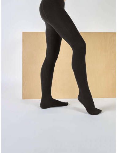 Name it KIDS maillot NKNPANTYHOSE set van 2 zwart Katoen 110 116 - Foto 3