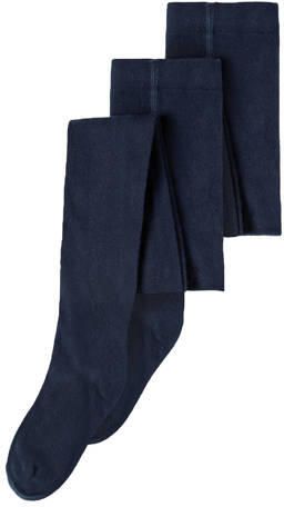 Name it KIDS maillot set van 2 donkerblauw Meisjes Katoen Effen 122 128 - Foto 3