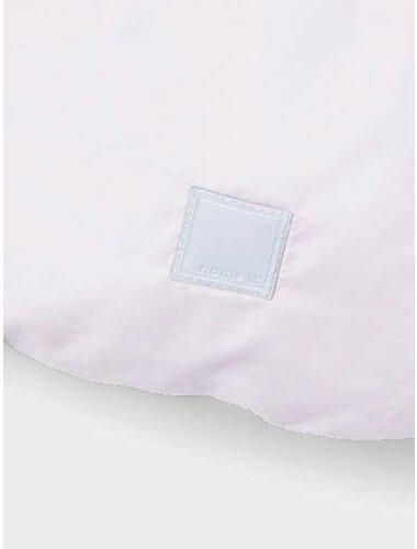 Name it KIDS metallic gewatteerde winterjas NKFMILLE paars grijs lila Meisjes Polyester Capuchon 116 - Foto 3