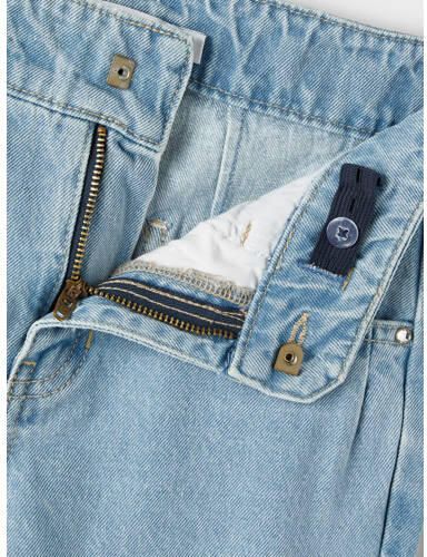 Name it KIDS mom jeans NKFBELLA light blue denim Blauw Effen 170 - Foto 2