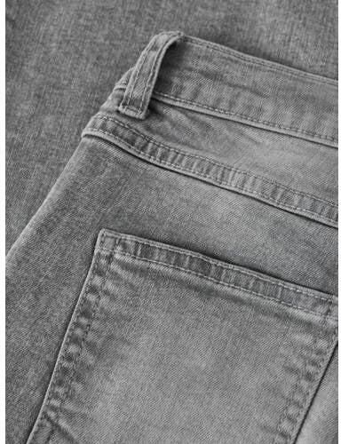 NAME IT KIDS NKFROSE wide leg jeans grijs Meisjes Stretchdenim Effen - Foto 3