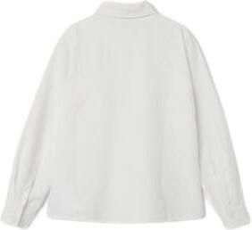Name it KIDS overhemd NKMFAHER offwhite Wit Jongens Viscose Klassieke kraag 122 128