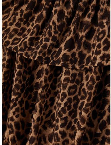 NAME IT KIDS playsuit Bruin Meisjes Polyester Boothals Dierenprint - Foto 3
