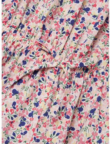Name it KIDS jumpsuit NKFVINAYA met all over print lichtroze roze blauw Meisjes Gerecycled polyester Boothals 122 - Foto 2