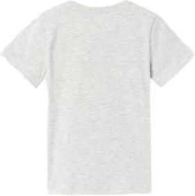 Name it KIDS Pokemon T-shirt NKMADAN met printopdruk lichtgrijs melange Jongens Stretchkatoen Ronde hals 122 128 - Foto 2