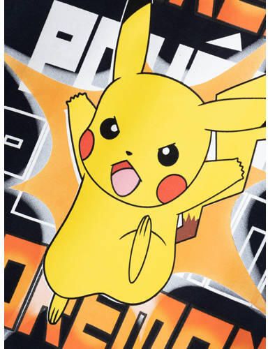 Name it KIDS Pokemon T-shirt NKMMACI met printopdruk donkerblauw Jongens Stretchkatoen Ronde hals 146 152 - Foto 2