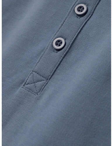 Name it KIDS polo NKMFVALDE middenblauw Jongens Katoen Polokraag Effen 122 128 - Foto 2