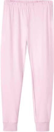 Name it KIDS pyjama NKFNIGHTSET met all over print grijs roze Meisjes Stretchkatoen Ronde hals 110 116 - Foto 3