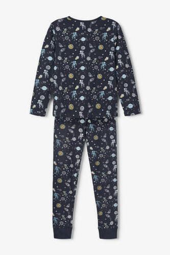 Name it KIDS pyjama NKMNIGHTSET donkerblauw Jongens Katoen Ronde hals All over print 110 116 - Foto 7