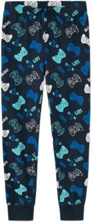 Name it KIDS pyjama NKMNIGHTSET donkerblauw Jongens Stretchkatoen Ronde hals 110 116 - Foto 4