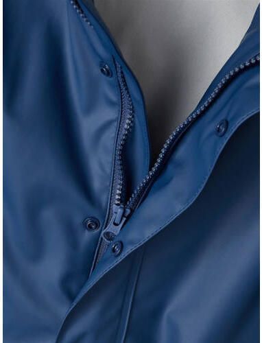 Name it KIDS regenjas NKNDRY RAIN middenblauw Meisjes Polyester Capuchon 134 - Foto 3