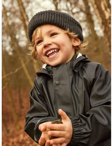 Name it KIDS regenpak Zwart Meisjes Polyester Capuchon Effen 104 - Foto 2