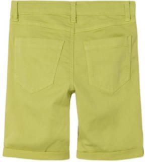 Name it KIDS regular fit bermuda NKMSILAS ISAK limegeel Korte broek Jongens Stretchkatoen 116 - Foto 2
