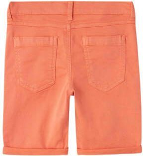 Name it KIDS regular fit bermuda NKMSILAS ISAK warm perzik Korte broek Oranje Jongens Stretchkatoen 134 - Foto 2