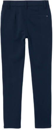 Name it KIDS regular fit broek NMMSILAS donkerblauw Jongens Viscose Effen 128 - Foto 2