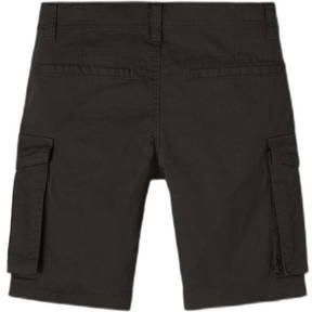 Name it KIDS regular fit cargo short NKMRYAN zwart Korte broek Stretchkatoen 110 - Foto 2