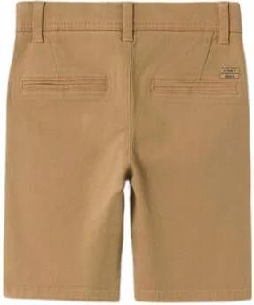 Name it KIDS regular fit chino short NKMSILAS geelbruin Korte broek Stretchkatoen 116 - Foto 2