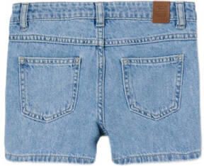 Name it KIDS regular fit denim short NKFROSE met all over print light blue denim Korte broek Blauw Stretchdenim 128 - Foto 3