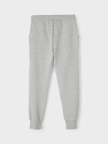 Name it KIDS regular fit joggingbroek NKFLENA met biologisch katoen grijs melange Meisjes Katoen (biologisch) 146 - Foto 2