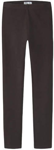 NAME IT KIDS regular fit legging donkerbruin Meisjes Stretchkatoen