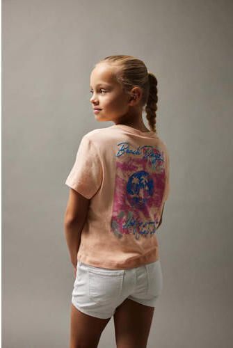 Name it KIDS regular fit short NKFROSE wit Korte broek Stretchkatoen 146 - Foto 2