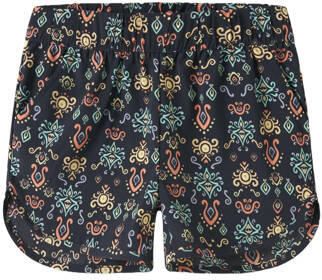 NAME IT KIDS regular gebloemde casual short donkerblauw Korte broek Meisjes Polyester - Foto 2