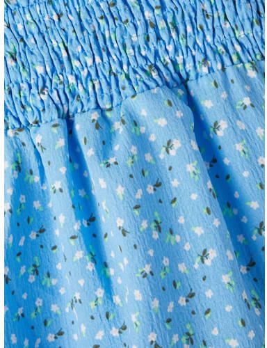 Name it KIDS rok NKFFANINNA met all over print blauw Meisjes Polyester 116 - Foto 3