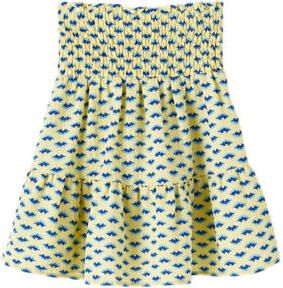 Name it KIDS rok NKFFANINNA met all over print geel Meisjes Polyester All over print 122 - Foto 4