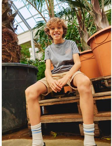 Name it KIDS short NKMSOFUS beige Korte broek Jongens Stretchkatoen Effen 128 - Foto 2