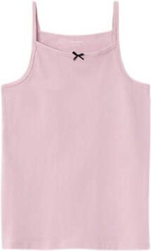 Name it KIDS singlet NKFSTRAP TOP set avn 2 beige lila Hemd Meisjes Stretchkatoen Ronde hals 122 128 - Foto 3