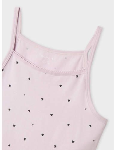 NAME IT KIDS singlet roze (set van 2) Hemd Paars Meisjes Stretchkatoen Ronde hals - Foto 3